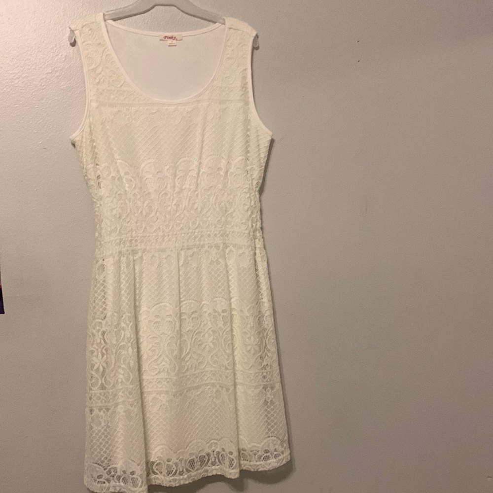 Pinky Women’s White Dress